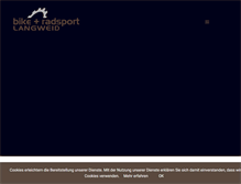 Tablet Screenshot of bike-radsport.de